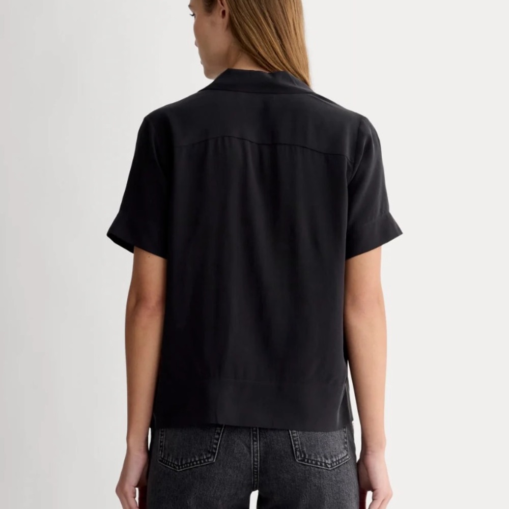 Everlane Washable Silk Notch Shirt - Picture 4 of 4
